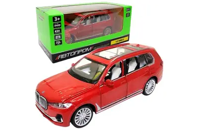 Машина металева 10001 5" BMW X7, відкриваються двері, в коробці 16,5x7x8 см АВТОПРОМ Машина металева 10001 5" BMW X7, відкриваються двері, в коробці 16,5x7x8 см АВТОПРОМ купити