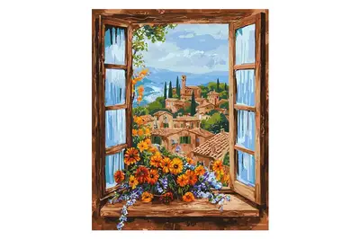 Набір для розпису по номерах 40x50 см KHO3278 "Чудовий пейзаж" Ideyka купити