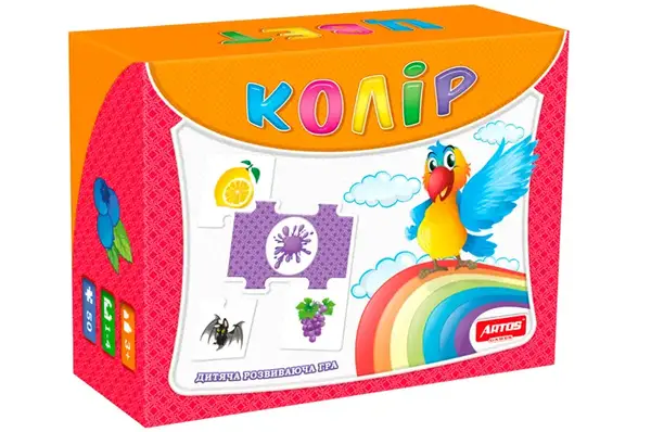 Розвиваючі пазли "Колір" ARTOS купити