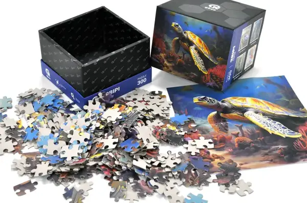 Пазли - 300 елм. - QB500-009 "Черепаха та океан" qbee купити недорого в Україні, фото 3