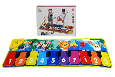 Килимок музичний на батарейках в коробці LYB123-2 р.36,5*28,5*4,5см купити