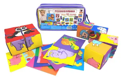 Набір м'яких кубиків MC090501-06 "Розумні кубики" Масік купити