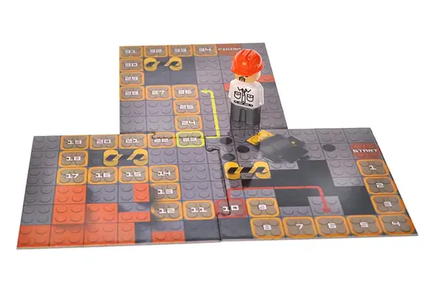 Конструктор блочний QB300-003 "Block&Steps: Будівельний набір" + ходилка і меморі гра 3в1, 94дет. qbee купити недорого в Україні, фото 4