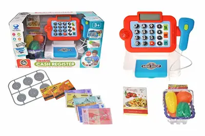 Касовий апарат 66103 озвучений, зі світлом, в коробці р.34x15x20,5 см YG Toys купити