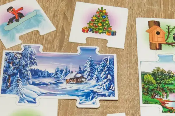 Розвиваючі пазли "Пори року" в коробці ARTOS купити недорого в Україні, фото 4