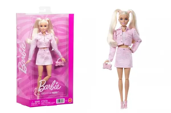 Лялька Barbie JJN69 "Deluxe Style" – денім-сет у барбікорі купити