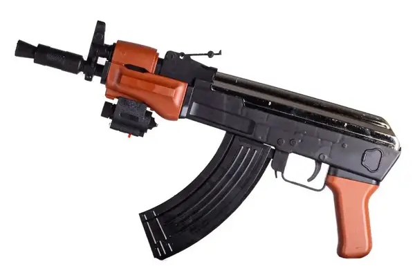 Автомат 998A батарейка, лазер, кульки у коробці 44.6x6.6 см купити недорого в Україні, фото 2