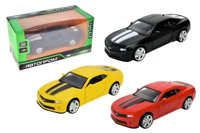 Машина металева "АВТОПРОМ" 10011 5" 2013 Chevrolet Camaro SS, відкриваються двері, в кор. 16,5*7*8 см купити