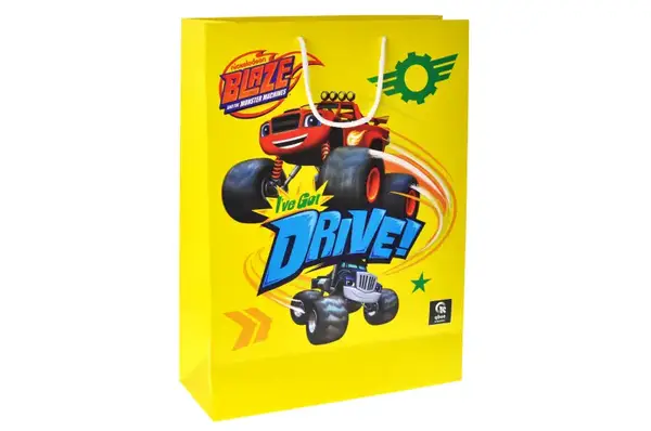 Пакет паперовий L QB004-203 "Блиск і диво-машини" р.31x42x12 см qbee купити