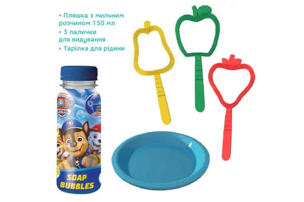 Набір ароматичних мильних бульбашок 200733 «Paw Patrol». Друзі. Об’єм 150 мл DoDo купити недорого в Україні, фото 2