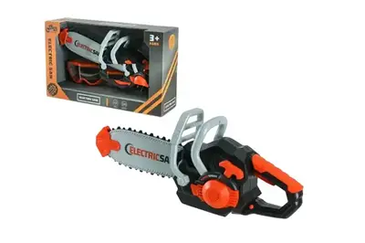 Бензопила 778-2 на батарейки, світло, звук, коробка 34,3*20,6*9 см (перенесли на хло2778) купити