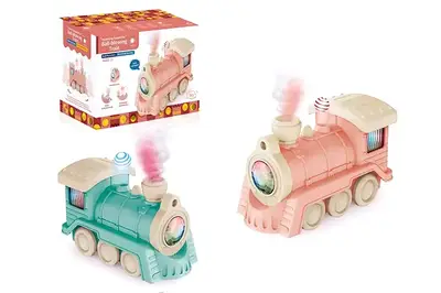 Іграшка музична 158-4C "Потяг" на батарейках, кулька літає, в коробці р.21,5x14x10,8 см купити