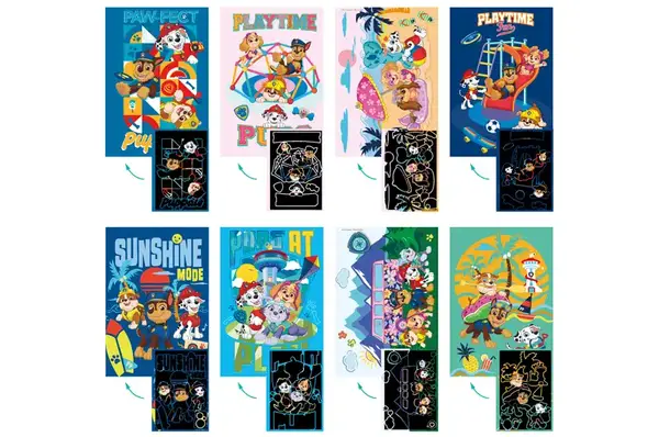 Набір для творчості 200533 "Щенячий патруль. Грайся весь день" 2в1 розмальовки та гравюри DoDo купити недорого в Україні, фото 4