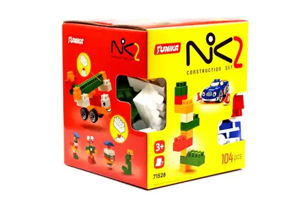 Конструктор "NIK-2" в коробці 104дет Юніка купити