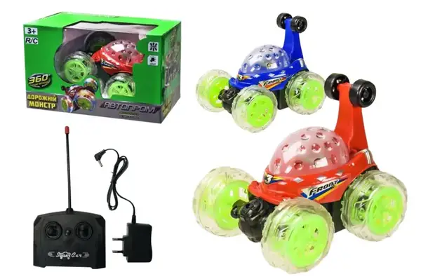 Перевертиш радіокерований зі світловим ефектом "Автопром" 8817АВ в коробці 29*16*17,5 см купити