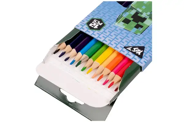 Олівці кольорові YES 12 кольорів "Minecraft" 290701 купити недорого в Україні, фото 3
