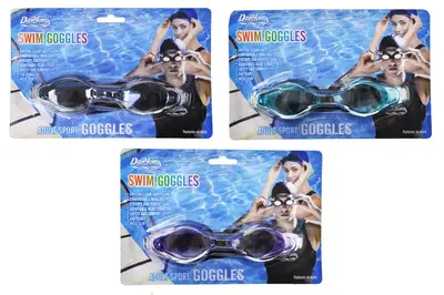 Окуляри для плавання 0803-4 на планшеті р.21x14см YG Toys купити