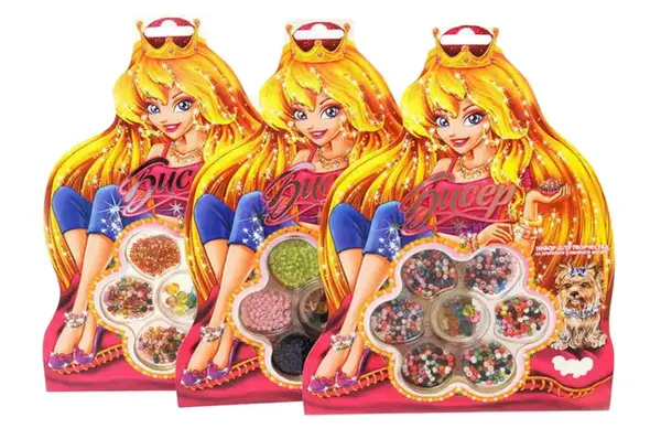 Набір бісеру Б6-Б-1 "Бісер" малий на блістері DANKO купити