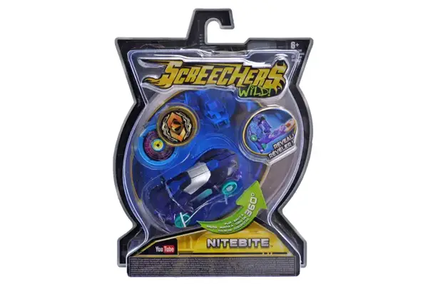 Машинка-трансформер SCREECHERS WILD! L 1 - НАЙТБАЙТ EU683115 купити