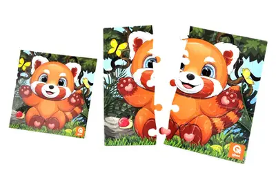 Пазли фомові - 25 елм. - QB100-001 "Єнотик" qbee купити