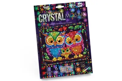Набір для творчості CRM-01-01,02,03,04...10 "CRYSTAL MOSAIC" DANKO купити