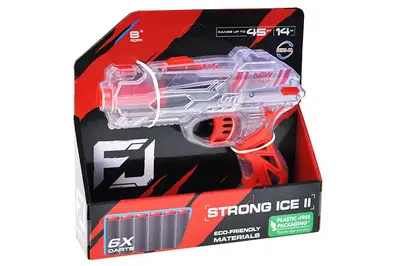 Бластер на поролонових патронах FJ7004 в коробці р.22x5,5x20,4 см YG Toys купити