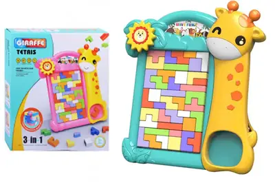 Логічна гра "Тетріс Жираф 3в1" в коробці XZ-1074B купити