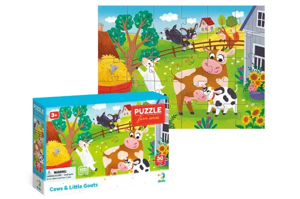 Пазли - 30 елм. - 300683 "Корови і козенята" DoDo купити недорого в Україні, фото 3