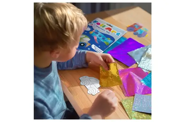 Магнітний набір для творчості з фольгою 200308 "Транспорт" DoDo купити недорого в Україні, фото 6