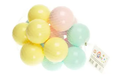 Набір кульок 60мм 15шт пастельних в сітці 8904 ТЕХНОК купити