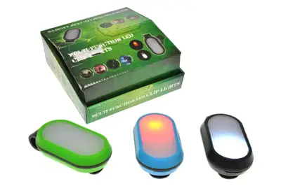 Ліхтарик сигнальний на кліпсі 3 режими світла (24 шт. в дисплеї) купити