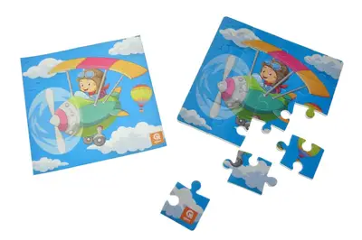 Пазли фомові магнітні - 16 елм. - QB200-002 "Юний пілот" qbee купити