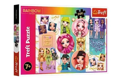 Пазли - 200 елм. - 13289 "MGA Rainbow High!", Trefl купити