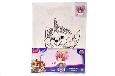 Набір для розпису по номерах 30х40 см QB914-010 "Щенячий патруль: Блискуча Єдиноріжка" qbee купити
