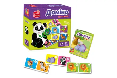 Гра розвиваюча доміно "Зоопарк" VT2100-07 Vladi Toys купити