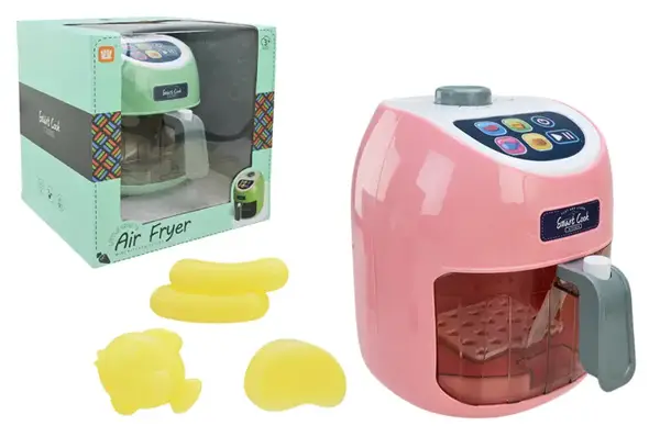 Аєрогриль LD-6613A/B батарейка, 2 види, світло, звук, змінює колір, сенсорне керування, аксес короб. 21*19*22см купити