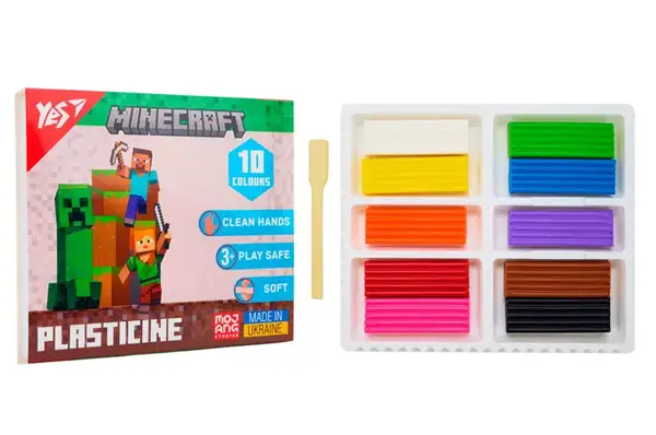 Пластилін 540662 10 кол., 200г "Minecraft" Yes купити
