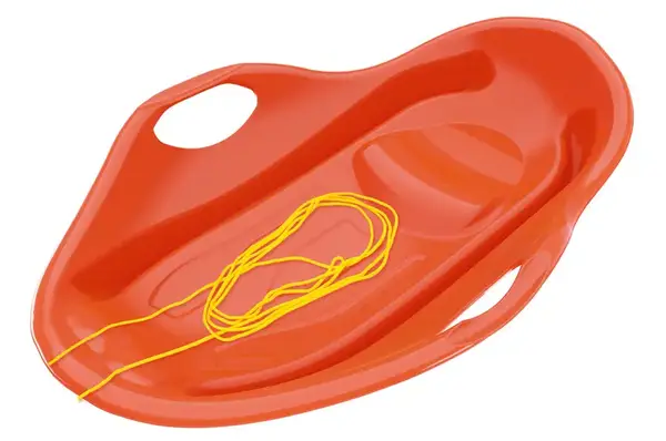 Санки льодянка 9826 №5 з шнурком, блакитні, коралові ТЕХНОК купити недорого в Україні, фото 2