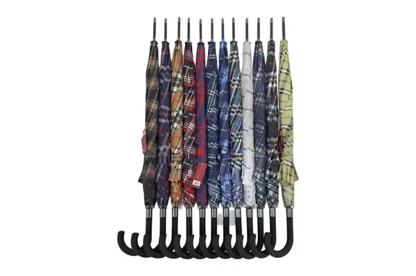 Парасолька тростина Напівавтомат в клітинку на 8 карбонових спиць, "антивітер" (8302) купити