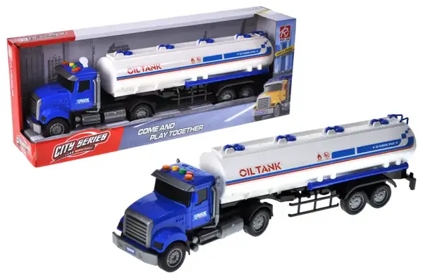 Машина цистерновоз RJ6674-2 інерційна, озвучена, зі світлом, в коробці р.44,6x10x16,6 см YG Toys купити
