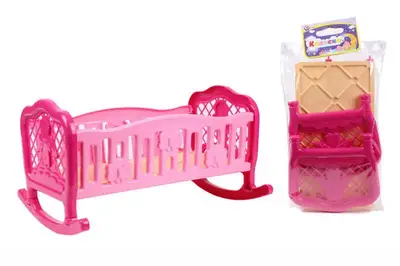 Ліжечко для ляльки 4531 в кульку ТЕХНОК купити