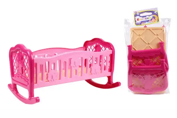Ліжечко для ляльки 4531 в кульку ТЕХНОК купити