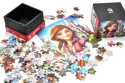 Пазли - 160 елм. - QB500-001 "Замок Принцеси" qbee купити