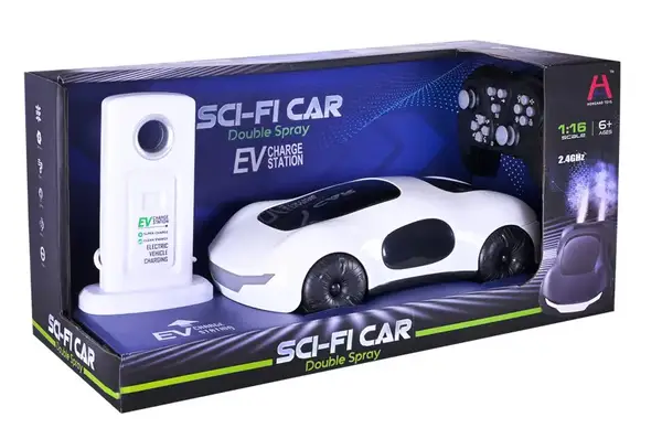 Машина HH1204-C на радіокеруванні 4 кольори, акумулятор із зарядною станцією, пар, короб. 37*18*17см купити недорого в Україні, фото 2