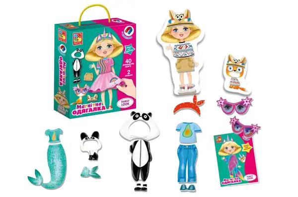 Магнітна одягалка "Family Look" VT3702-21 VladiToys купити