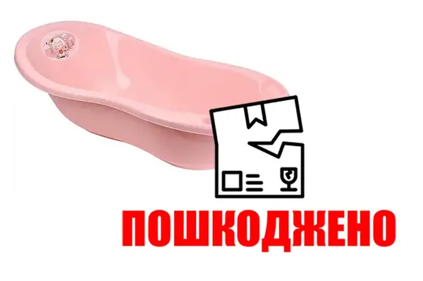 OUTLET Ванночка 1133 рожева пастельна, р.101 см ТЕХНОК купити