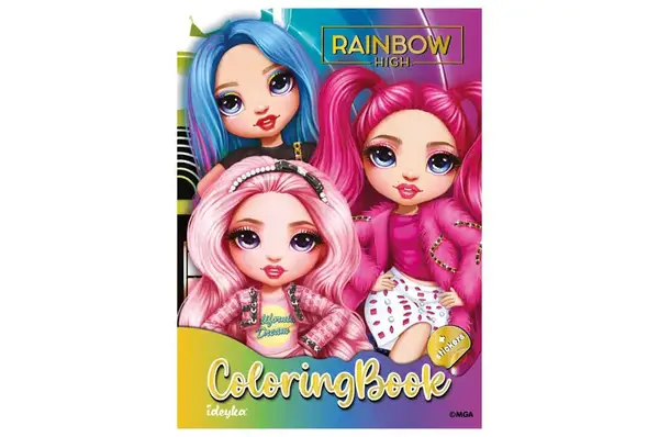 Розмальовка зі стікерами The creative Rainbow LCB12 IDEYKA купити