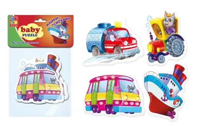 Пазли фомові "Машини-помічники" VT1106-78 VladiToys купити