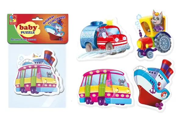Пазли фомові "Машини-помічники" VT1106-78 VladiToys купити