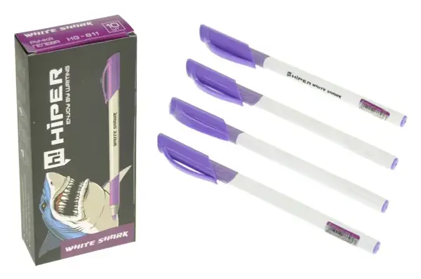 Ручка гелева HG-811 "White Shark" фіолетова HIPER купити